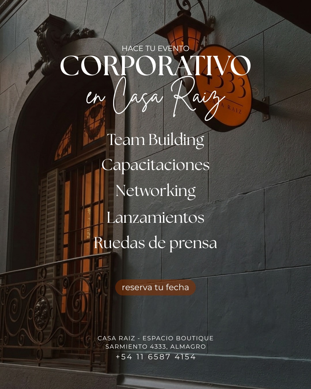 Flyer evento corporativo 1